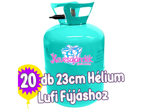 Hélium Palack 20 db Léggömb felfújásához - Hélium Palackok