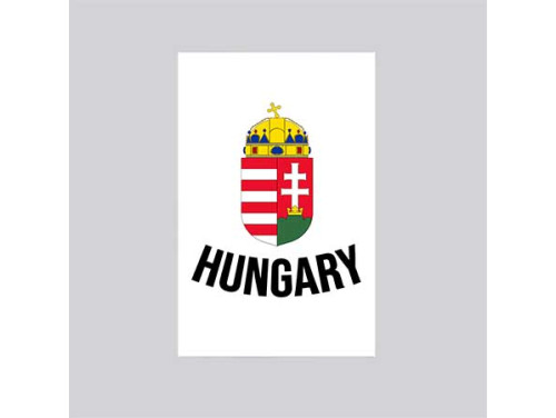 (KTR041) Konyharuha - Kis Törölköző - Kéztörlő - Hungary Címeres - Focis Ajándék