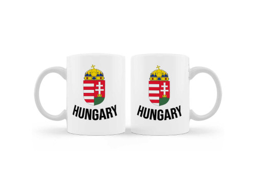 (B1124) Hungary Bögre - Hungary Címeres Bögre - Hungary Ajándék, Magyar szurkolói Bögre