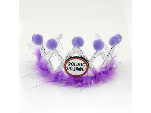 (TIA001) Tiara - Boldog Szülinapot - Születésnapi Ajándék