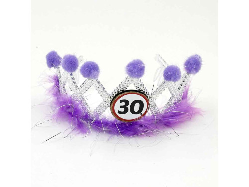 (TIA004) Tiara - Boldog 30 Szülinapot - Születésnapi Ajándék