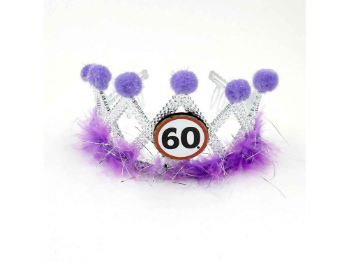 (TIA007) Tiara - Boldog 60 Szülinapot - 60 Születésnapi Ajándék