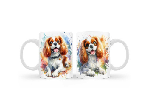 (B1170) Cavalier King Spaniel - Kutyás Bögre, 3 dl - Kutyás Ajándékok - Ajándék Kutyatulajdonosoknak