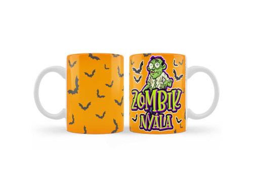 (B1234) Zombik nyála - Bögre, 3 dl - Halloween Bögre