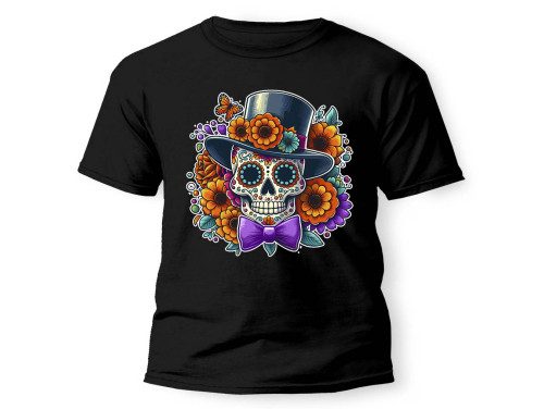 (PX299) Cukorkoponya kalappal -  Vicces Pólók - Unisex Póló - Halloween Póló