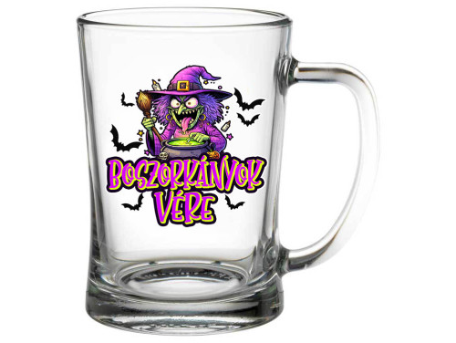 (SS323) Boszorkányok vére - Söröskorsó - 500 ml - Halloweeni söröskorsó - Halloween Kellék