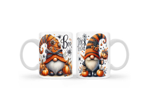 (B1256) Halloween Bögre, 3 dl - Halloweeni Gnome Manó - Halloween Dekoráció