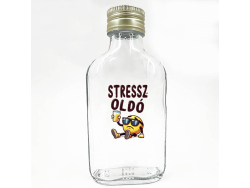 (LPU301) Stresszoldó - Laposüveg 100 ml - Vicces Ajándék