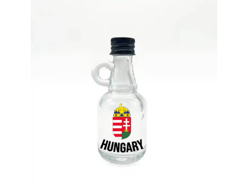 (FPU154) HUNGARY - Füles Pálinkás Üvegpalack 40 ml - Magyar Souvenir