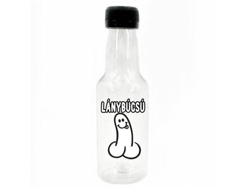 (KMP278) Lánybúcsú - Kis Műanyag Palack 50 ml - Lánybúcsú Party Kellék