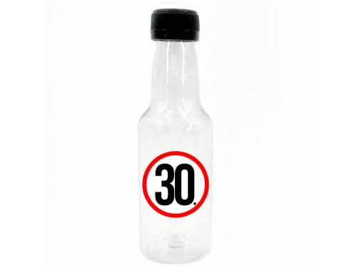 (KMP046) 30 karikás - Kis Műanyag Palack 50 ml - Ajándék 30. szülinapra