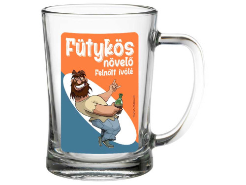 (SS195) Fütykös növelő - Söröskorsó - 500 ml - Vicces Ajándék Ötlet