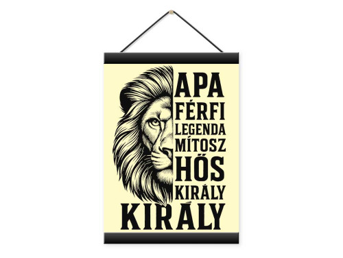 Oklevél - Apa Férfi Legenda - Oklevél Apáknak, Apák Napi Ajándék