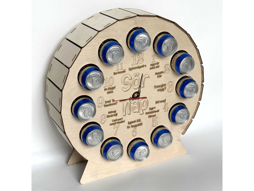 Vicces Sörtartó Óra - Sör Nap - Vicces Söróra - Sörtartó