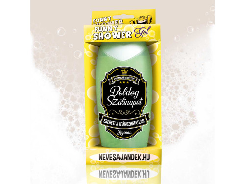(TUS158) Tusfürdő 300 ml - Boldog Szülinapot Eredeti & Utánozhatatlan – Szülinapi ajándékok