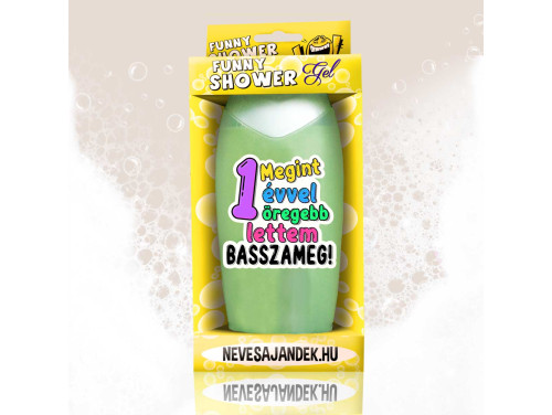 (TUS167) Tusfürdő 300 ml - Megint 1 évvel öregebb lettem Basszameg – Szülinapi ajándékok