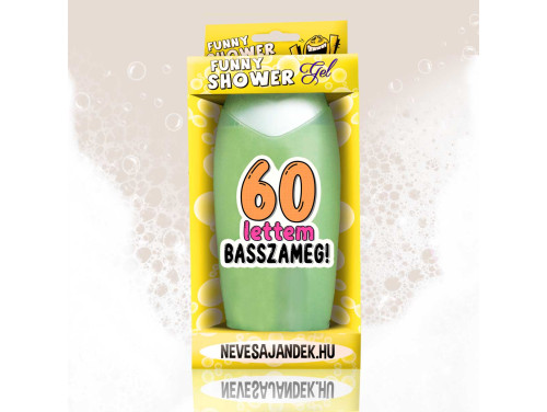 (TUS172) Tusfürdő 300 ml - 60 lettem basszameg – 60. Szülinapi ajándékok