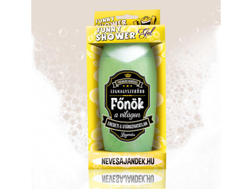 (TUS176) Tusfürdő 300 ml - Legnagyszerűbb Főnök – Ajándék Főnöknek