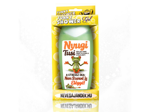 (TUS186) Tusfürdő 300 ml - Nyugi Tusi - Vicces Ajándék Legjobb Barátnak