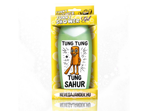 (TUS190) Vicces tusfürdő 300 ml – Brainrot figura „Tung Tung Tung Sahur” Tusfürdő - Brainrot Ajándék