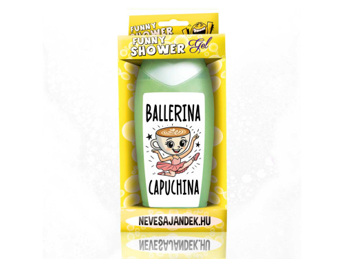 (TUS194) Vicces tusfürdő 300 ml – Brainrot figura „Ballerina Capuchina” Tusfürdő - Brainrot Ajándék