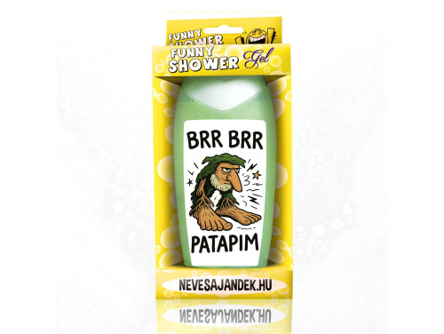 (TUS198) Vicces tusfürdő 300 ml – Brainrot figura „Brr Brr Patapim” Tusfürdő - Brainrot Ajándék