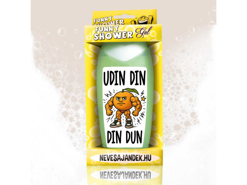 (TUS203) Vicces tusfürdő 300 ml – Brainrot figura „Udin Din Din Dun