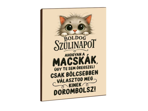 Vicces Feliratos Hűtőmágnes – Boldog Szülinapot - Humor és ajándék szülinapra