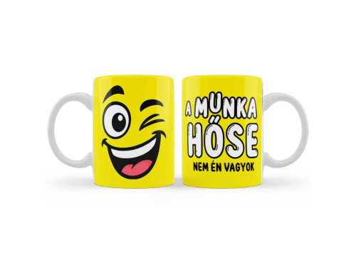 (B1361) Bögre 3 dl - A munka hőse - Ajándék Kollégának