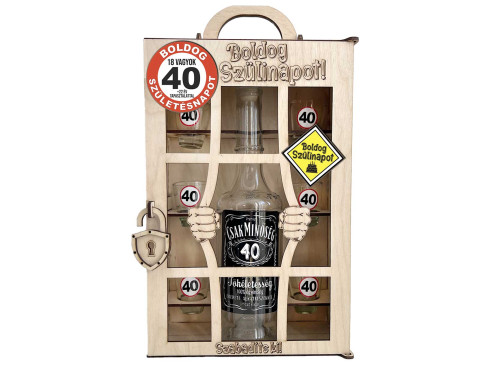 Börtönös Pálinkás Italos Szett - 