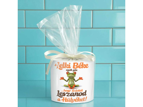 Vicces WC Papír – A Lelki Béke Egyik Jele, hogy Szívből Leszarod a Hülyéket felirattal Toalett Papír - Vicces Ajándék