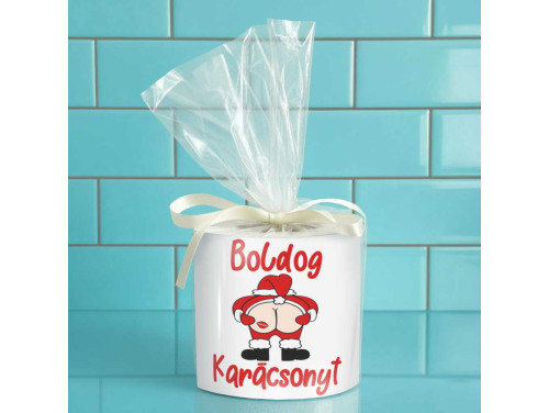 Vicces WC Papír – Boldog Karácsonyt - Vicces Ajándék Mikulásra Karácsonyra