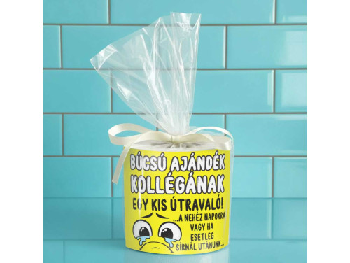 Vicces WC Papír – Búcsú Ajándék Kollégának - Vicces Kolléga Búcsúztató Ajándék Férfiaknak, Nőknek