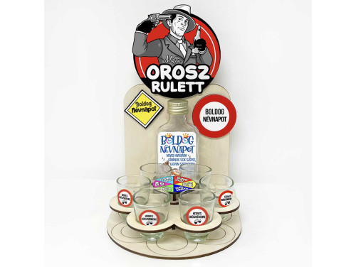 Orosz Rulett Ivós Játék - Boldog Névnapot - Névnapi Ivós Játék