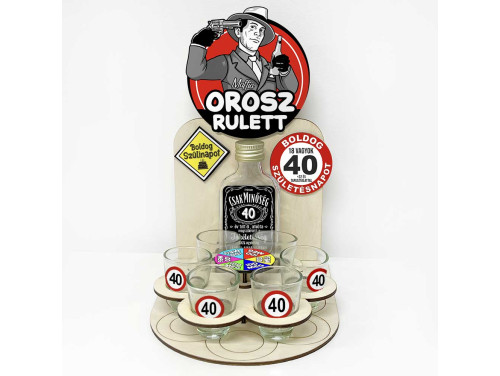 Orosz Rulett Ivós Játék - Boldog 40 Szülinapot - 40. Születésnapi Ivós Játék