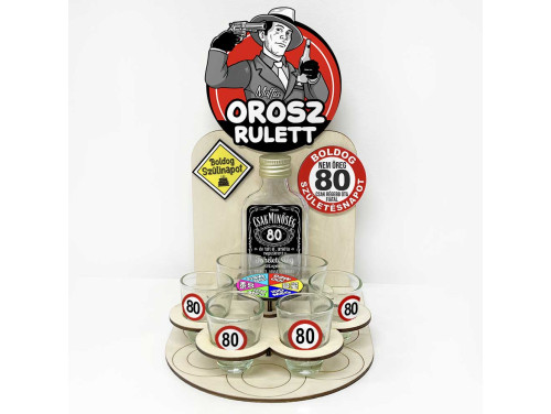 Orosz Rulett Ivós Játék - Boldog 80 Szülinapot - 80. Születésnapi Ivós Játék