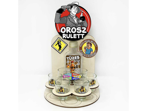 Orosz Rulett Ivós Játék - Tüzes Víz - Ivós Játék