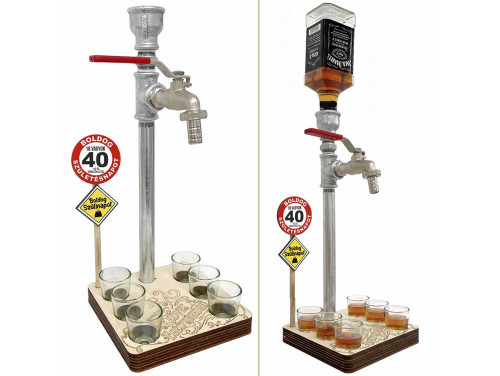 Vicces Italadagoló Csap - Boldog 40. Szülinapot - Vicces 40. Születésnapi Italos Ajándék