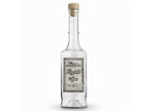 Fémcímkés Pálinkás Üveg 0,5 l - Legjobb Apa - Ajándék Apáknak