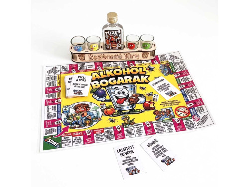 Észbontó Túra - Alkohol Bogarak - Vicces Ivós Társasjáték