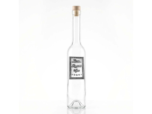 Fémcímkés Svéd Pálinkás üveg - Legjobb Apa felirattal - Ajándék Apáknak