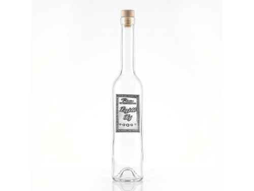 Fémcímkés Svéd Pálinkás üveg - Legjobb Férj felirattal - Ajándék Apáknak