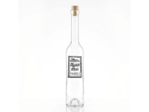 Fémcímkés Svéd Pálinkás üveg - Legjobb Főnök felirattal - Ajándék Főnöknek