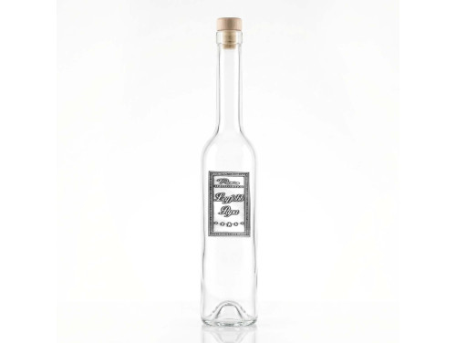 Fémcímkés Svéd Pálinkás üveg - Legjobb Papa felirattal - Ajándék Papának