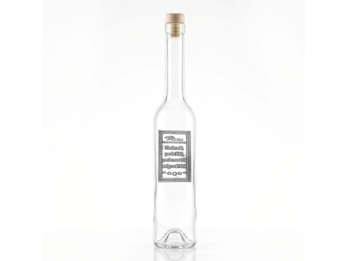 Fémcímkés Svéd Pálinkás üveg - Pecás szív, pecás lélek felirattal - Ajándék Horgászoknak, Pecásoknak