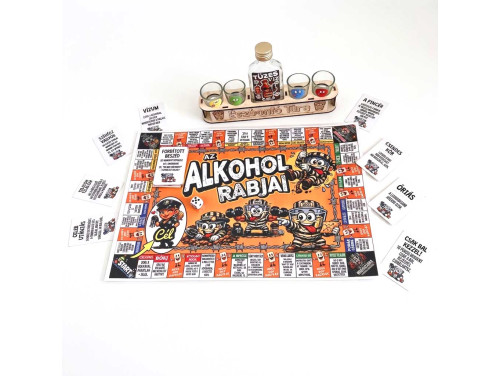 Észbontó Túra - Az Alkohol Rabjai - Vicces Ivós Társasjáték
