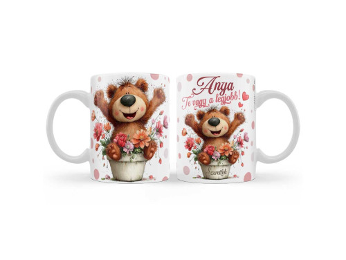 Ajándék Anyának, Bögre: „Anya, Te vagy a legjobb!” felirattal - Anyák Napi Ajándék