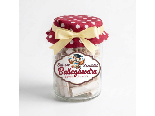 Ballagási Kívánság Befőtt - Sok-sok Szeretettel Ballagásodra - Ballagási Ajándék