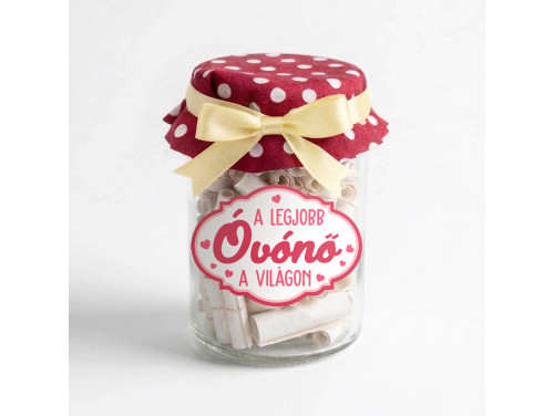 Ballagási Kívánság Befőtt - A legjobb Óvónő a világon - Ballagási Ajándék Óvónőnek