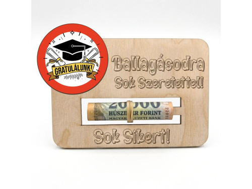 Ballagási Pénzátadó - Ballagásodra Sok Szeretettel - Ballagási Ajándék